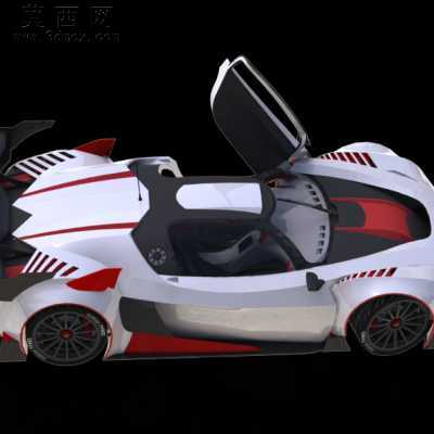 雪铁龙GT赛车GT by Citroen Race Car 3D模型