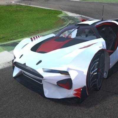 雪铁龙GT赛车GT by Citroen Race Car 3D模型