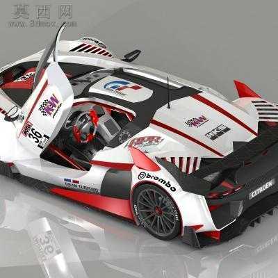 雪铁龙GT赛车GT by Citroen Race Car 3D模型