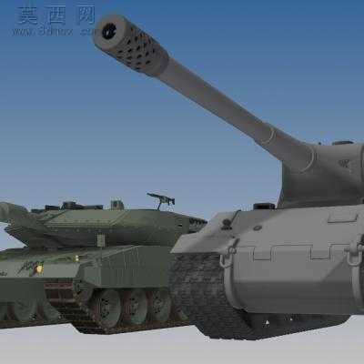 国外一款坦克模型 3D模型