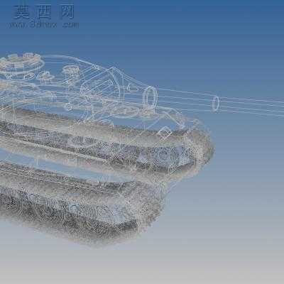 国外一款坦克模型 3D模型