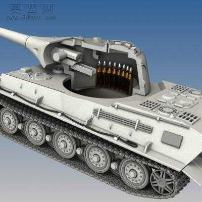 国外一款坦克模型 3D模型
