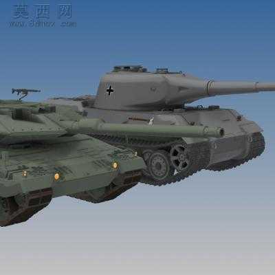 国外一款坦克模型 3D模型