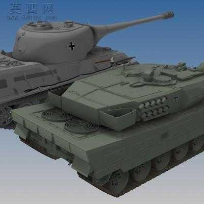 国外一款坦克模型 3D模型