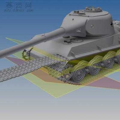 国外一款坦克模型 3D模型
