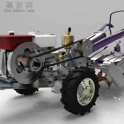 一款拖拉机完整设计图纸 3D模型