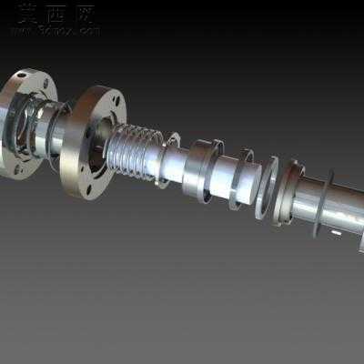 单端面机械密封 3D模型