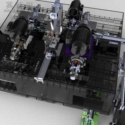 某声控产品加工机床设备 3D模型