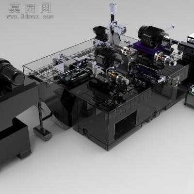 某声控产品加工机床设备 3D模型