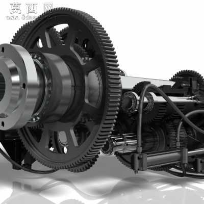 24级机床变速箱设计 3D模型