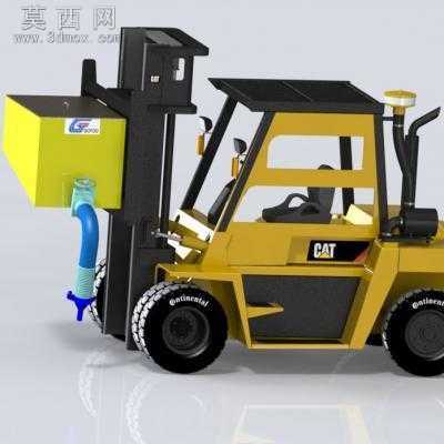 移动式上砂车 3D模型