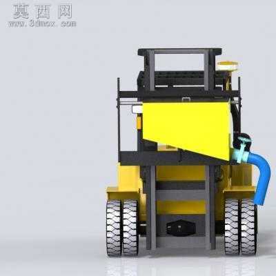 移动式上砂车 3D模型