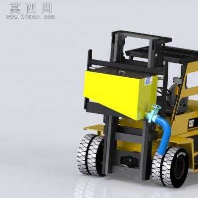 移动式上砂车 3D模型