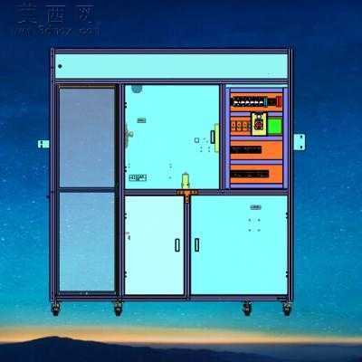 型材装载平台机械设备装载平台 3D模型