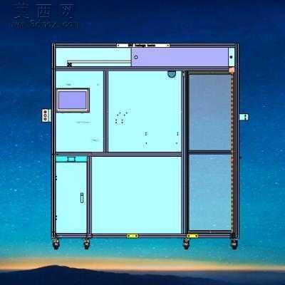 型材装载平台机械设备装载平台 3D模型