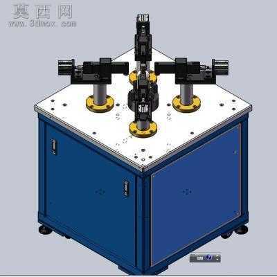 电机定子垂直度检测机器 3D模型
