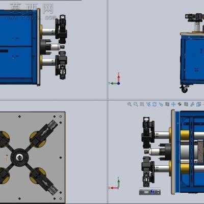 电机定子垂直度检测机器 3D模型