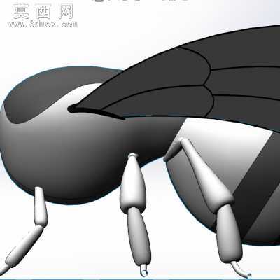 蜜蜂 三维图sw. 3D模型