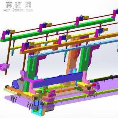 多功能移动搬运机械手全套模型 3D模型