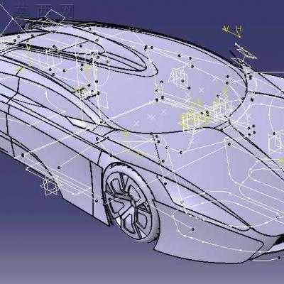 兰博基尼盖拉多跑车 3D模型