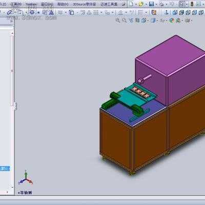 激光机用于激光打码 3D模型设计,