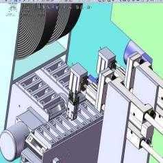 自动点胶贴标设备点胶机+贴标机一体化 3D模型