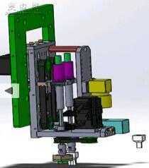 SMT360度旋转贴标机 3D模型