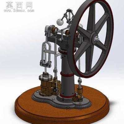 立式发动机SW模型 3D模型