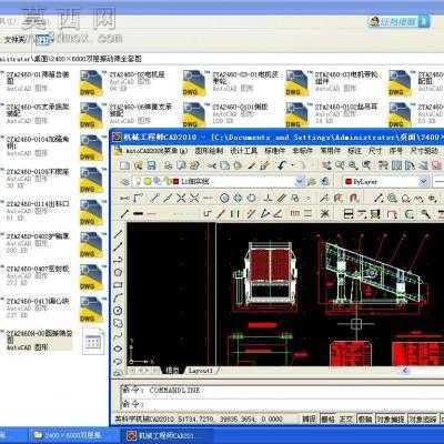 2400×6000双层振动筛 全套图 CAD图纸