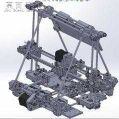 3D立体打印机SW模型 3D模型