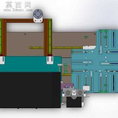 自动打印贴标机 3D模型