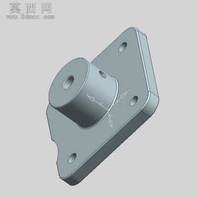 端盖夹具 3D模型