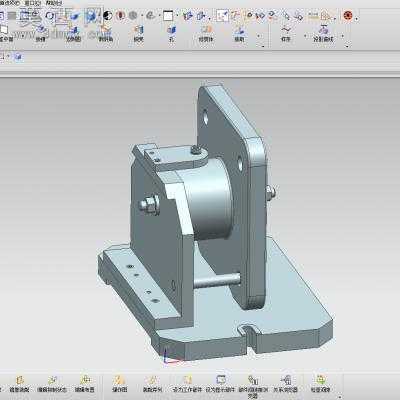 端盖夹具 3D模型