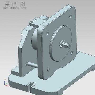 端盖夹具 3D模型