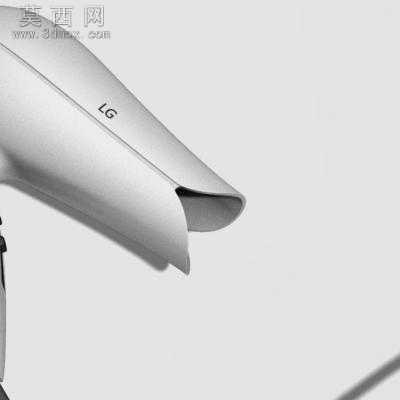 LG电吹风完整模型+设计说明书 3D模型