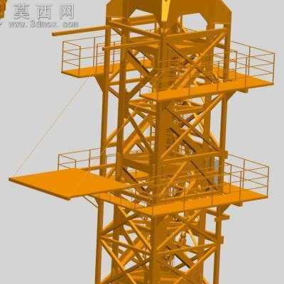 塔式起重机 3D模型