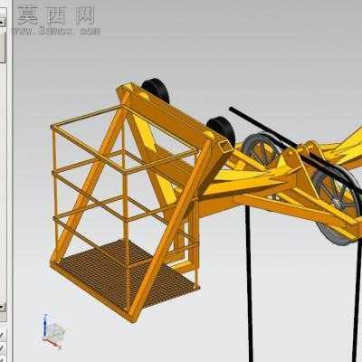 塔式起重机 3D模型