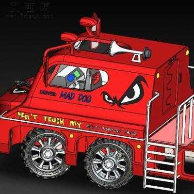 多用途卡车SW模型 3D模型