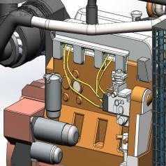 柴油机SW模型 3D模型