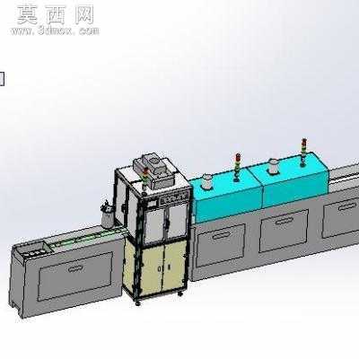 眼镜镜片点胶烘干流水线 3D模型