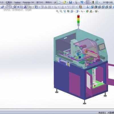 SMT��Ƭ�������SMT�����Զ�ֲPCB���� 3Dģ��