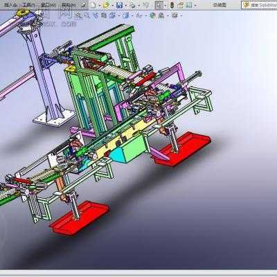 高度自动化灌装生产线 3D模型