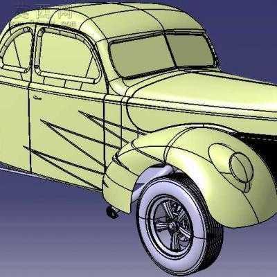 福特老爷车 3D模型