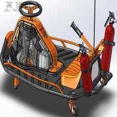 概念型购物车(SW设计) 3D模型