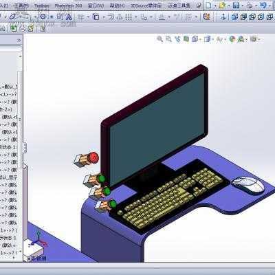 制件自动磨削机 3D模型