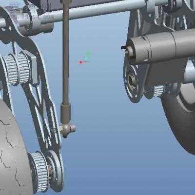 四轮驱动机器人移动车 3D模型