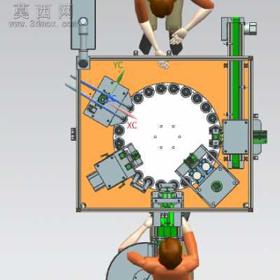 液体灌装机 3D模型