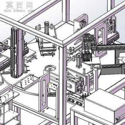 热熔膜贴合机 3D模型