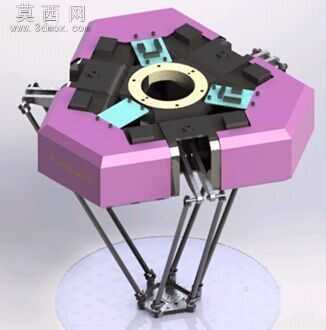 松下连杆机器人 3D模型
