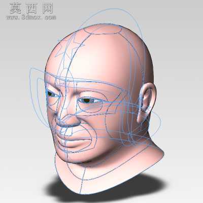 1号空军人头 3D模型